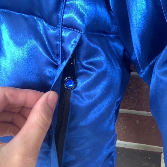 Vintage Down Puffy Coat/Small Adult or Youth - Picture 8 of 14